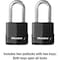 Master Lock Master Lock Magnum 2 in. H X 1-5 in. W X 2 in. L Steel Ball Bearing Locking Weather-Resistant Pad, PK2 M515XTLHCCSEN - alternate 6